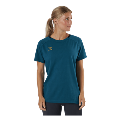 Hmlcima Xk T-shirt S/s Woman Blue Coral