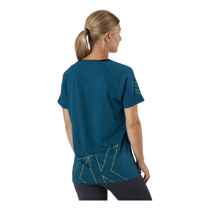 Hmlcima Xk T-shirt S/s Woman Blue Coral