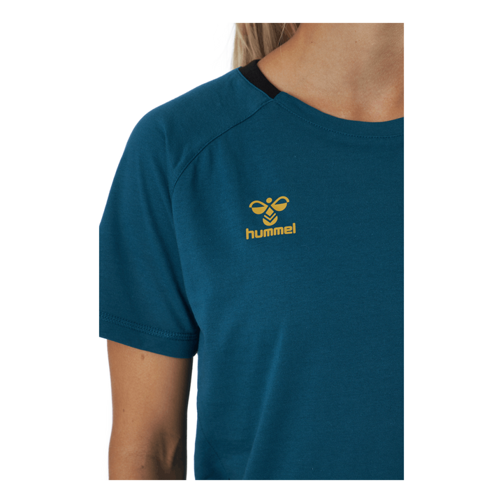 Hmlcima Xk T-shirt S/s Woman Blue Coral