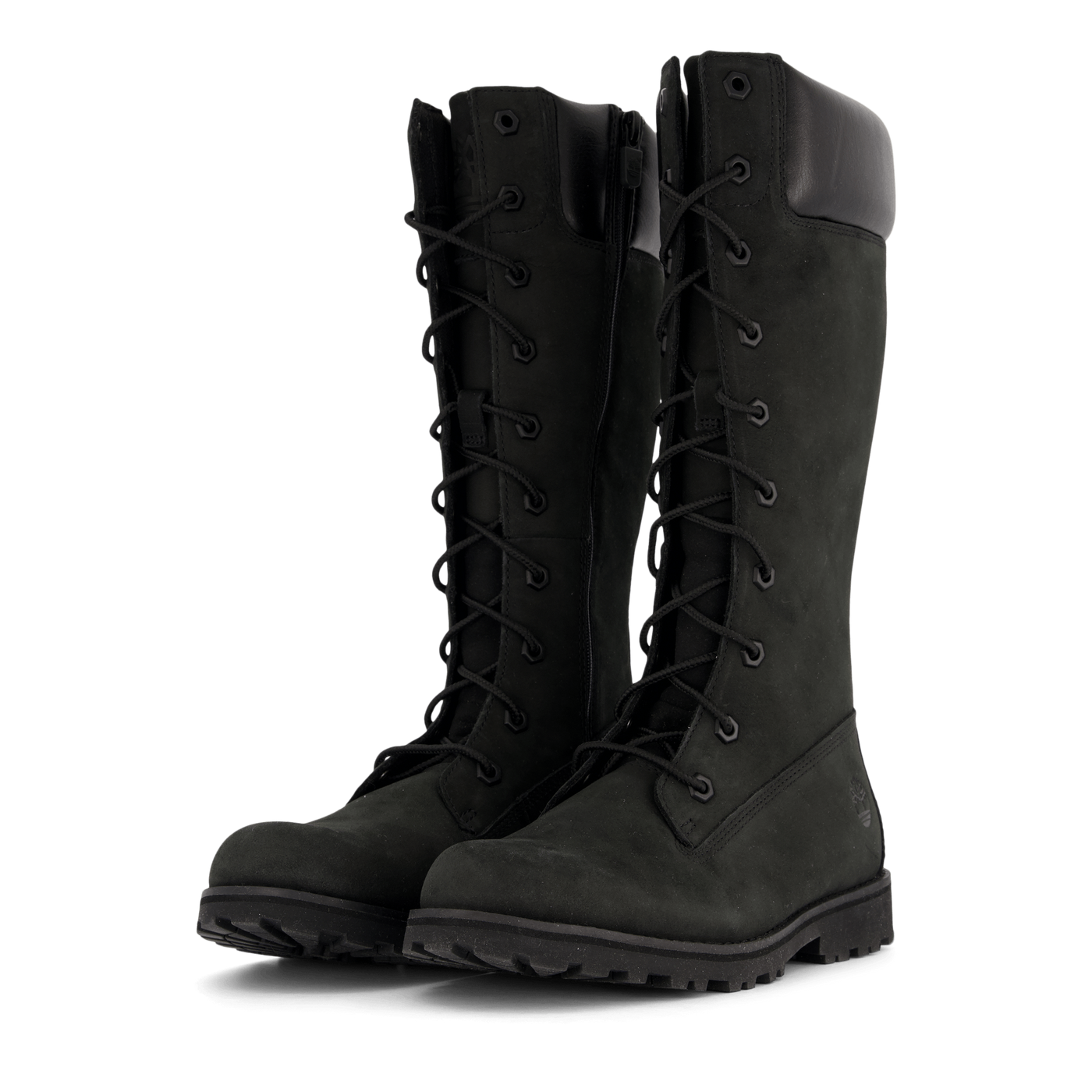 Girls Classic Tall Lace Up Wit Black