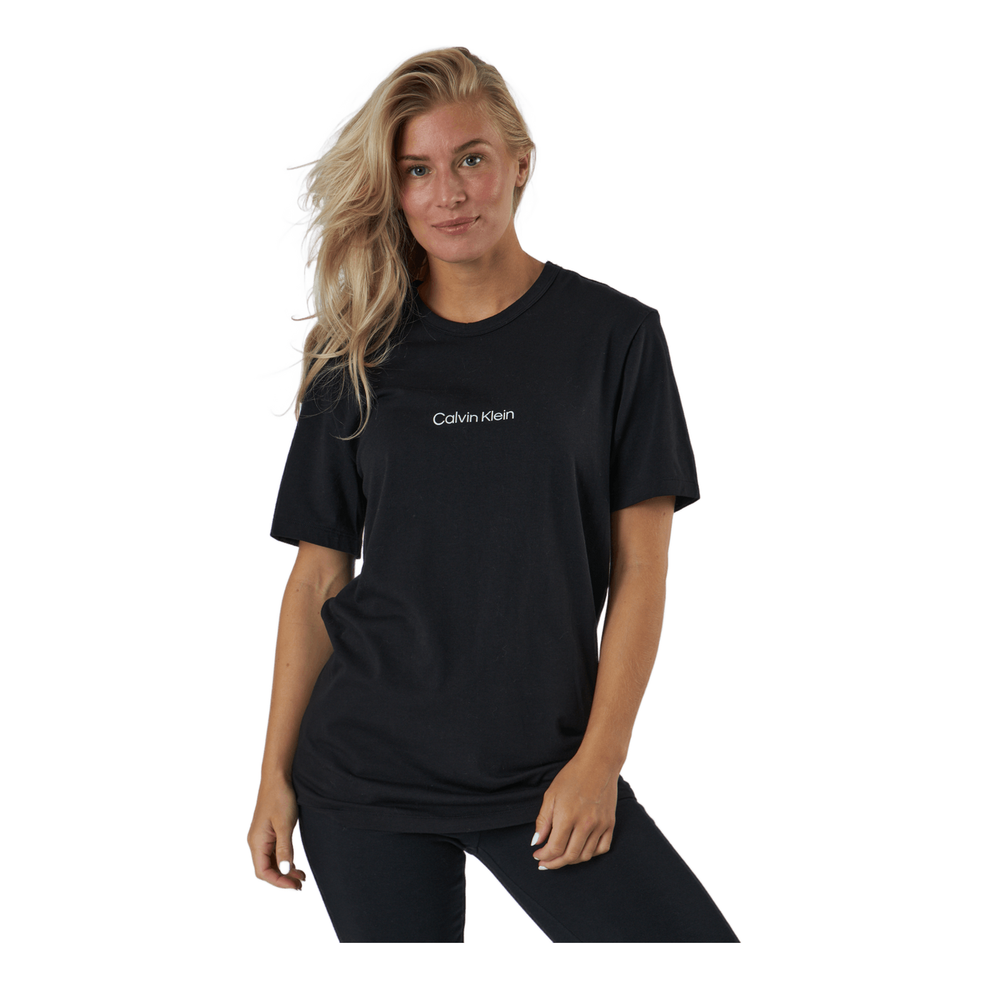 S/s Crew Neck Black
