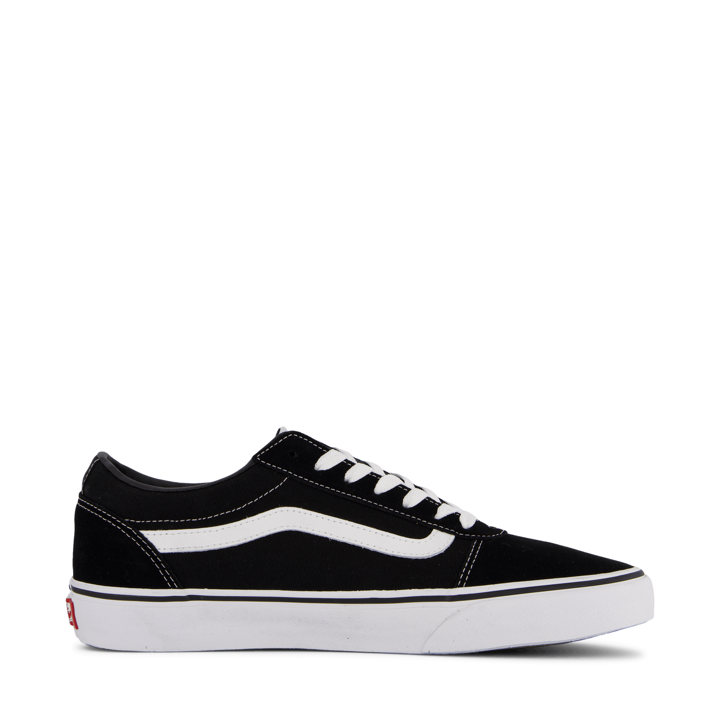 Mn Ward suede Canvas Black white Vans Runforest