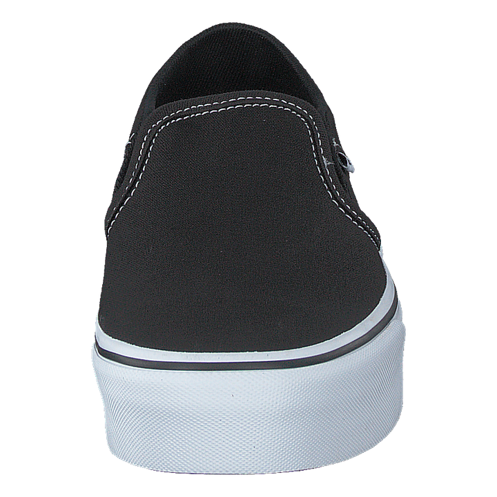 Vans Asher Platform Platform Black Vans Slip On Vans Asher