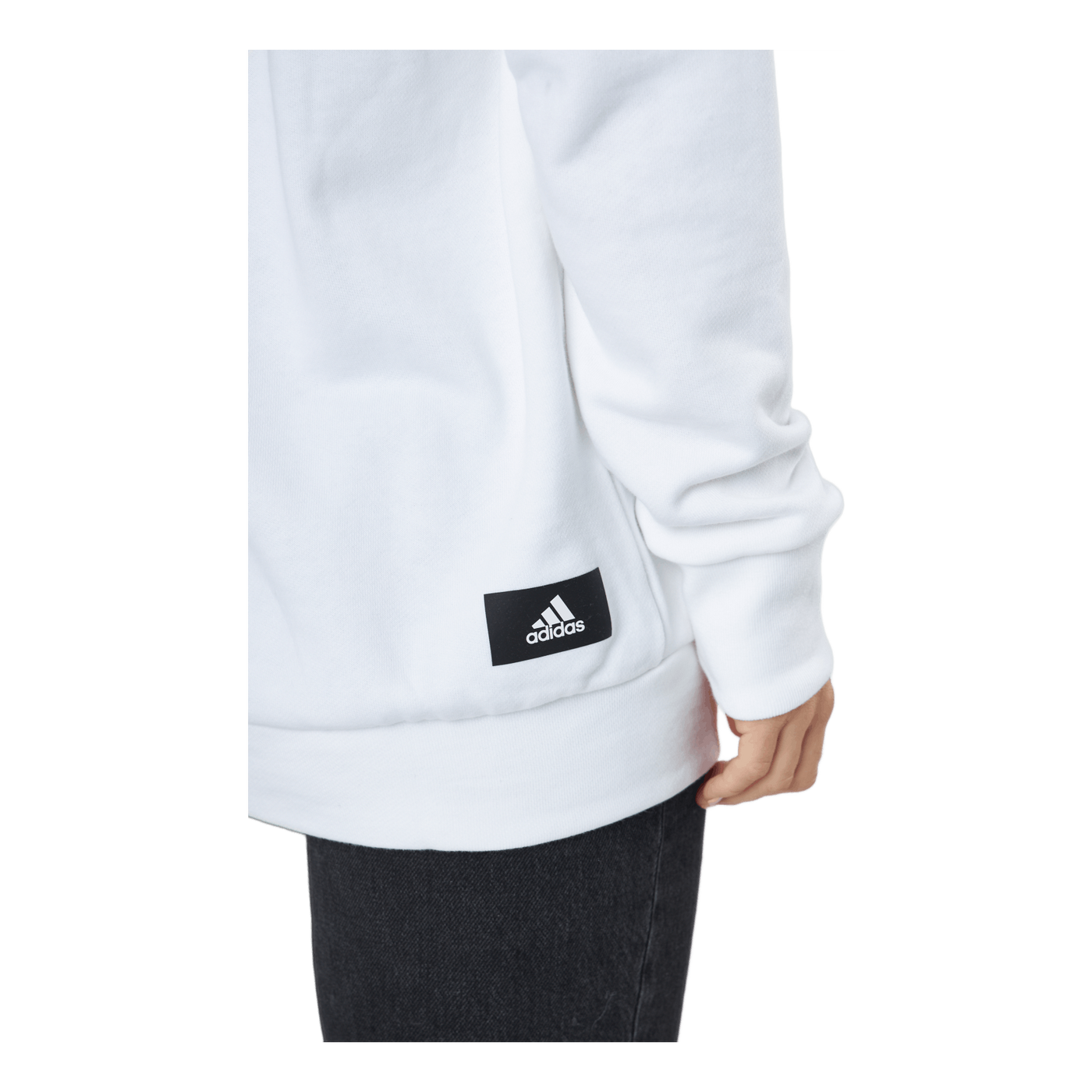 Adidas Sportswear Three Bar Sweatshirt White