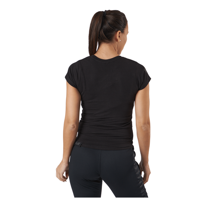 W Black Grey Logo T-shirt Black