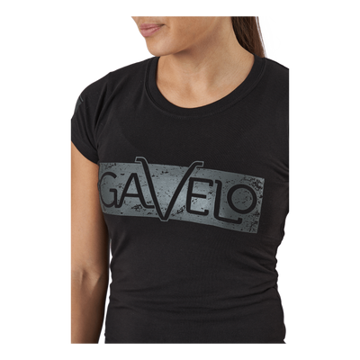 W Black Grey Logo T-shirt Black