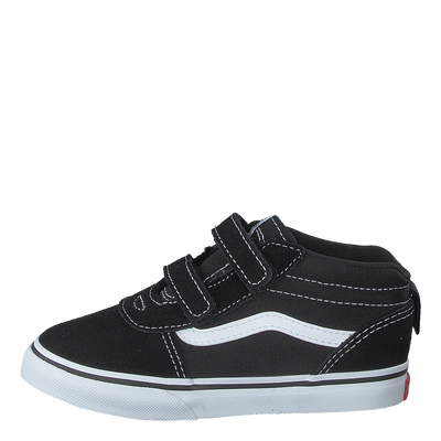Td Ward Mid V (suede/canvas)black/white