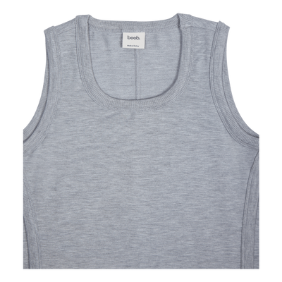 Bff S/l Dress Grey Melange