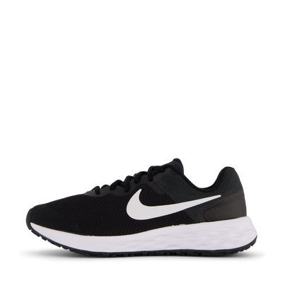 Revolution 6 Big Kids' Road Running Shoes BLACK/WHITE-DK SMOKE GREY