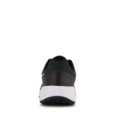 Revolution 6 Big Kids' Road Running Shoes BLACK/WHITE-DK SMOKE GREY
