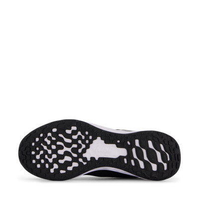 Revolution 6 Big Kids' Road Running Shoes BLACK/WHITE-DK SMOKE GREY