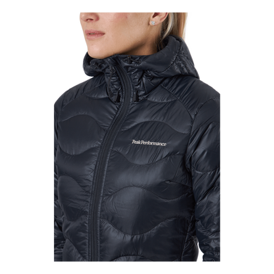 W Helium Down Hood Jacket Black
