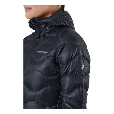 W Helium Down Hood Jacket Black