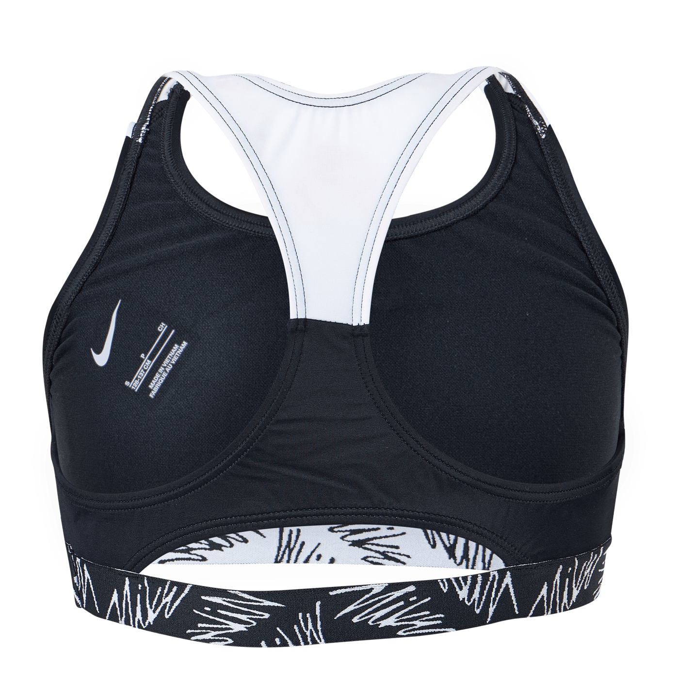 Nike G Crossback Bikini Script Black