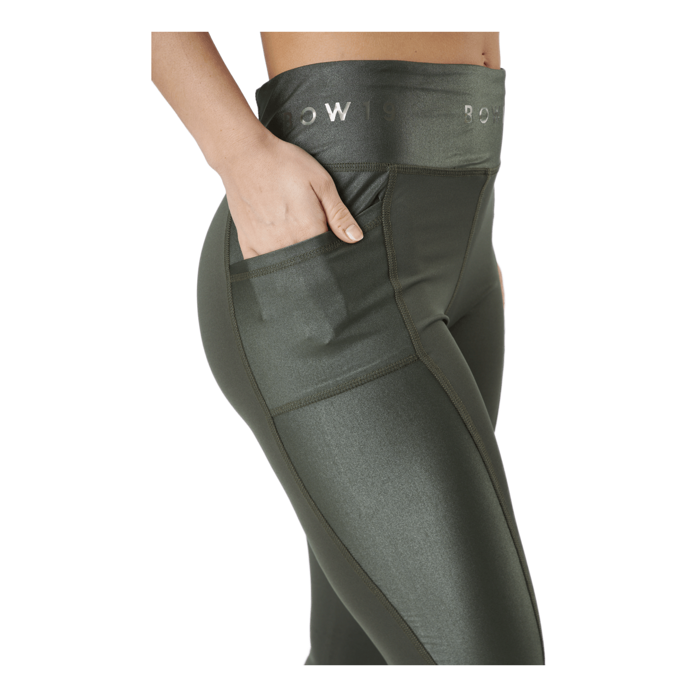 Angie Tights Army Green