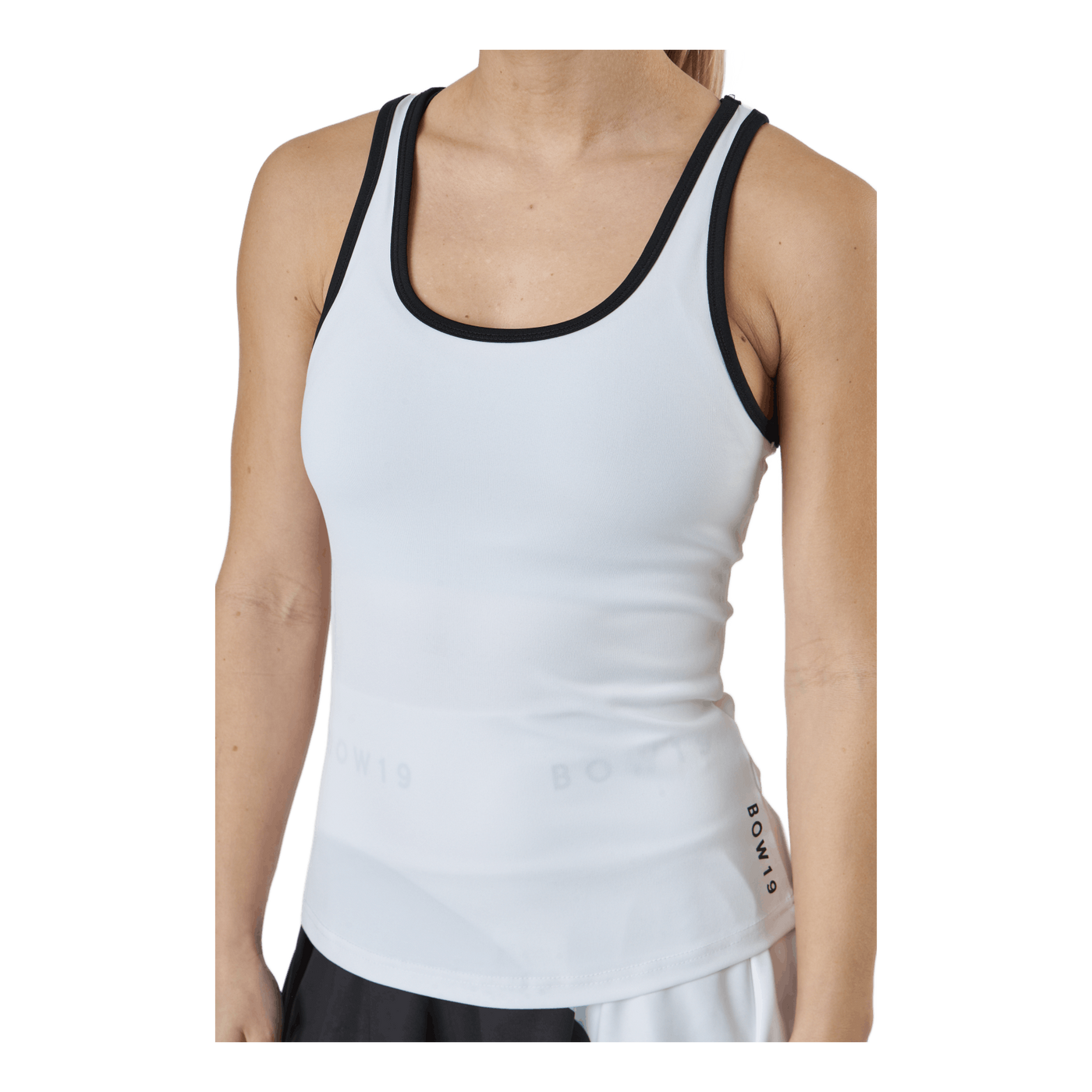 Betty Top White/black