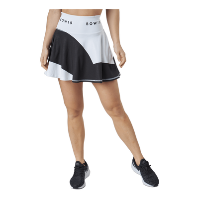 Bianca /print Skirt Big Stripe White/black