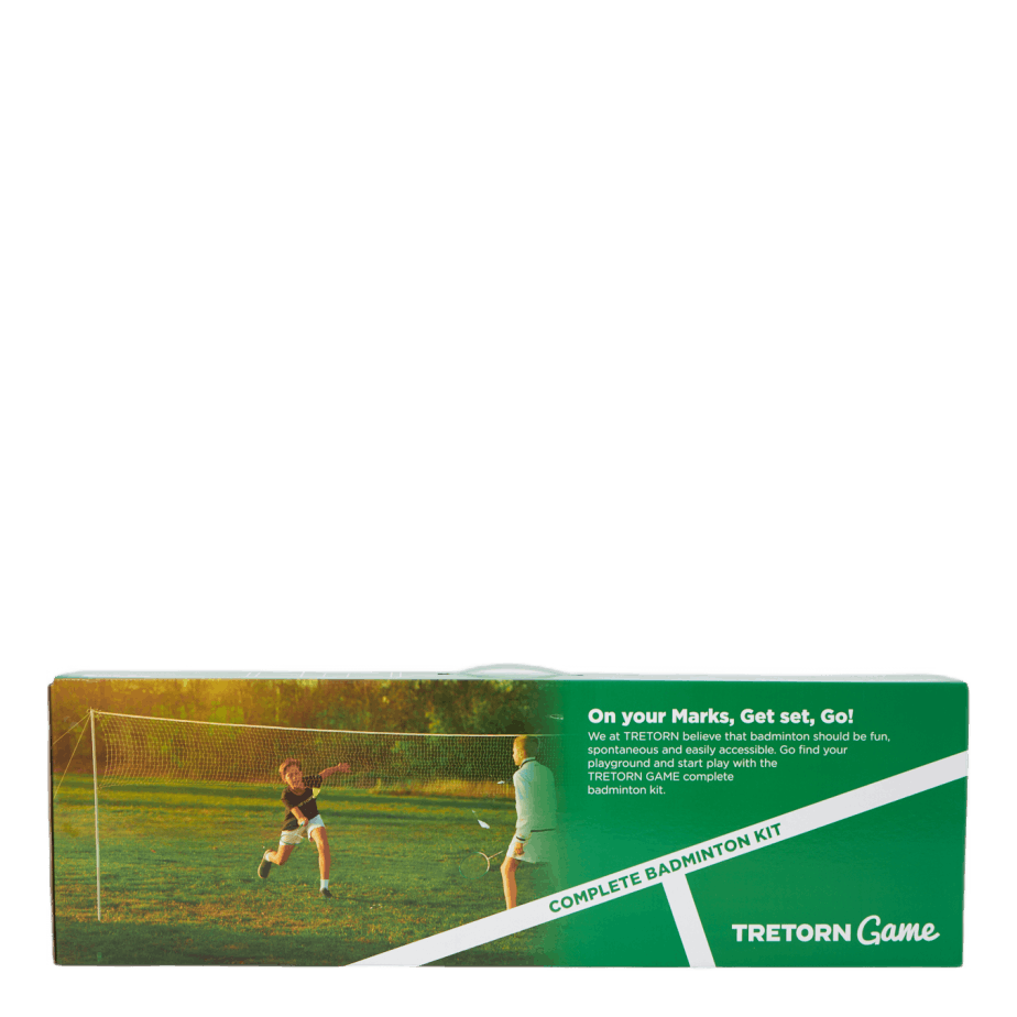 Badminton Game Complete Kit White Green