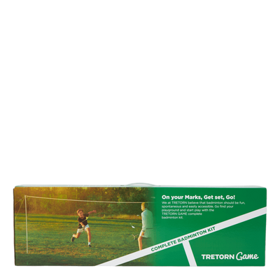 Badminton Game Complete Kit White Green
