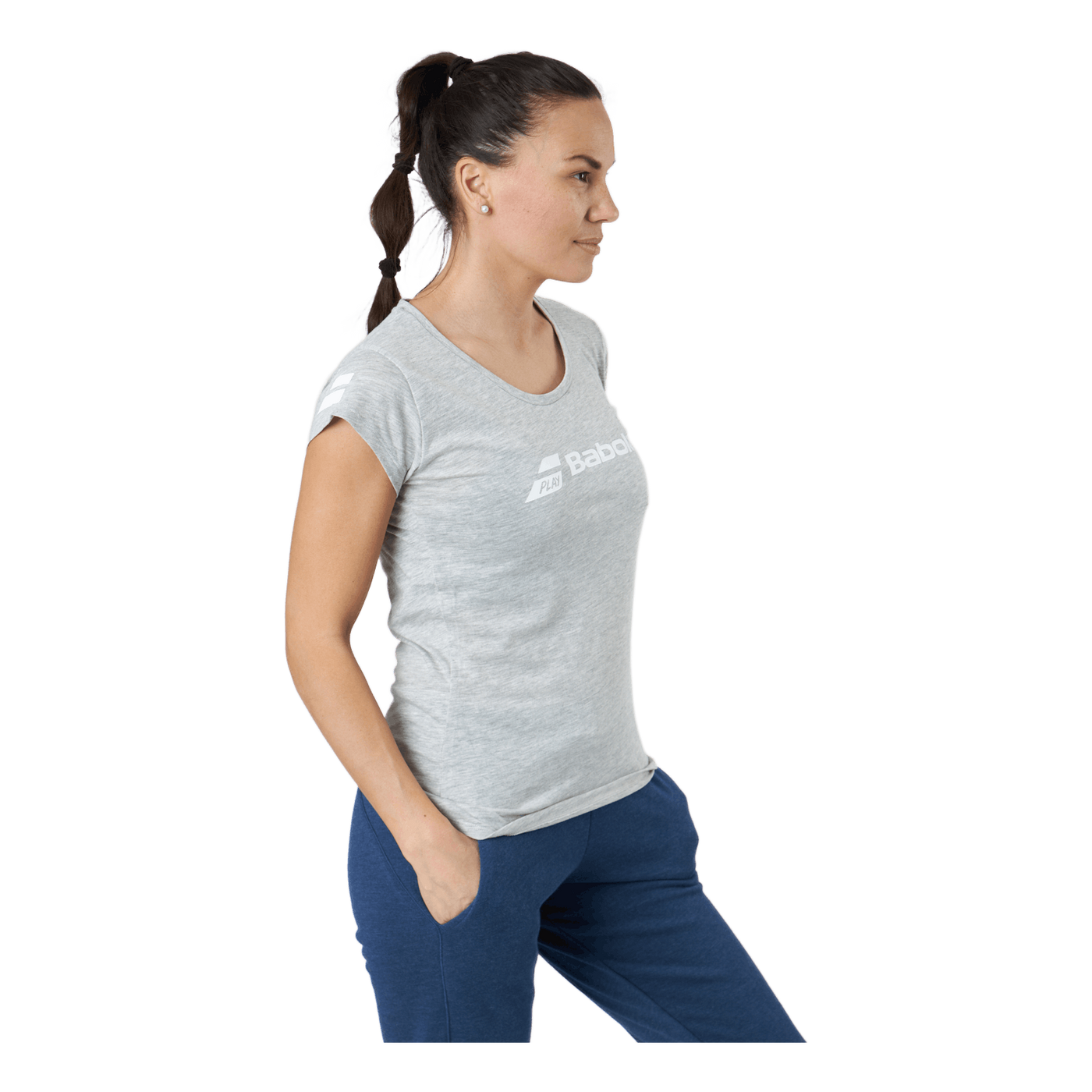 T-shirt Exercise Women Grey