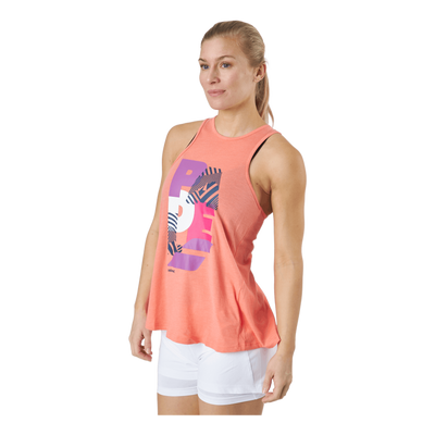 Tank Padel Cotton Women Coral