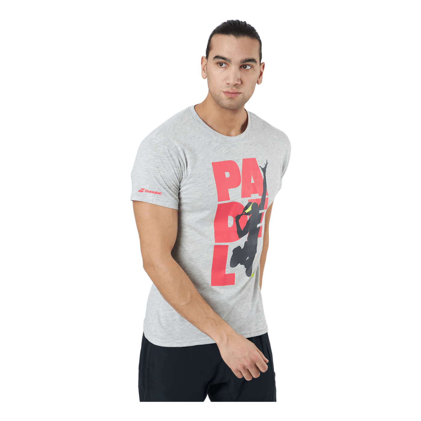 T-shirt Padel Cotton Grey