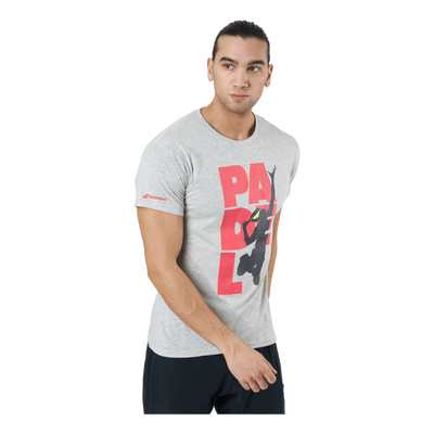 T-shirt Padel Cotton Grey