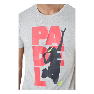 T-shirt Padel Cotton Grey