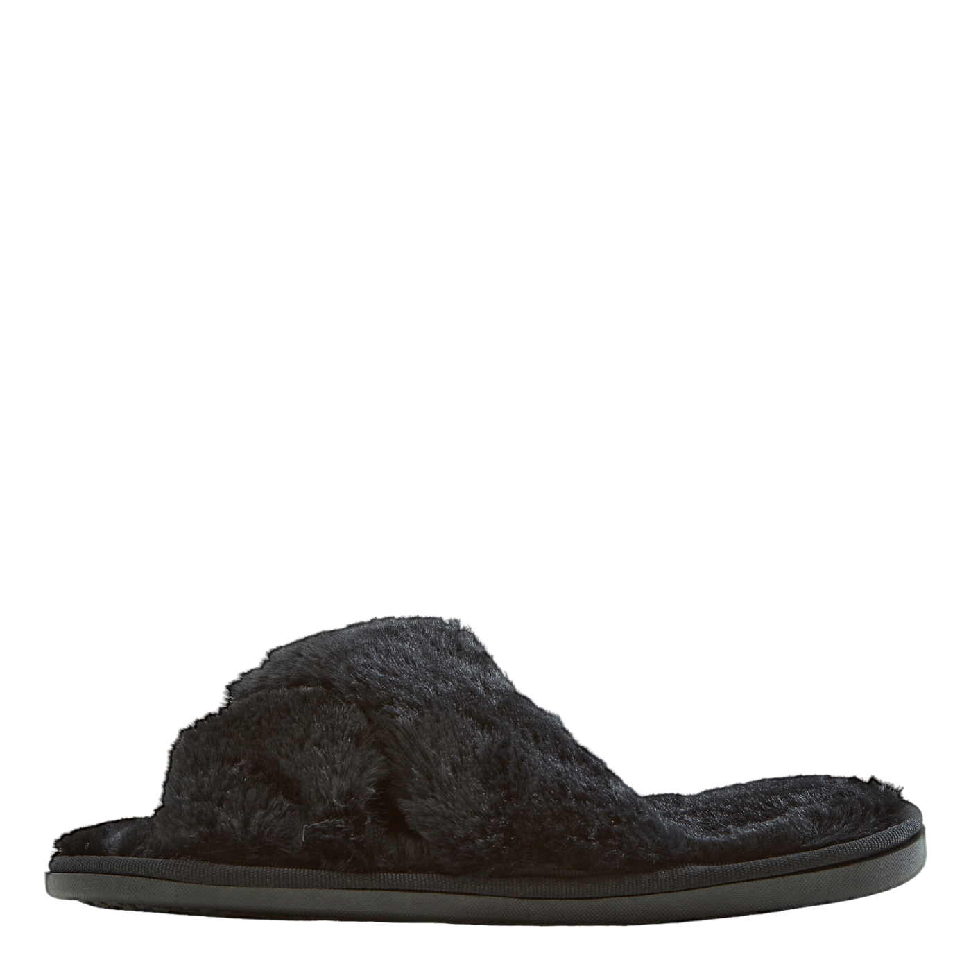 Brahny W Plush Slipper Black