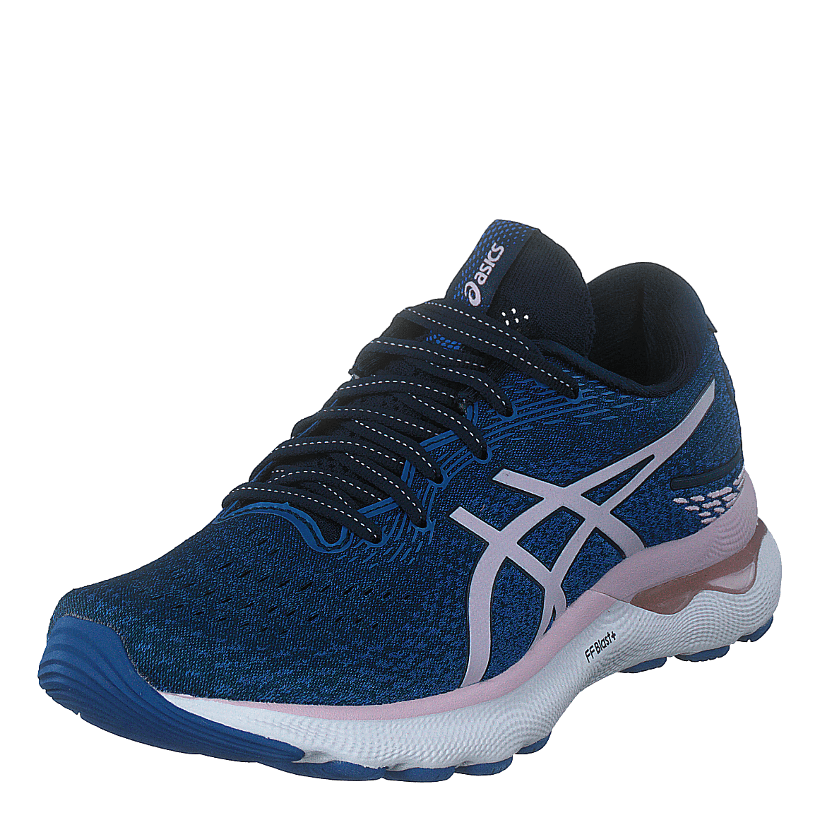 Women's GEL-NIMBUS 24, French Blue/Barely Rose