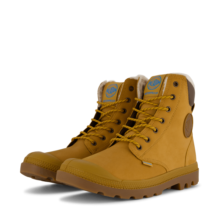 Palladium Pampa Sport Cuff WPS Boots - Army Grün/Schwarz Wasserdichte Stiefel