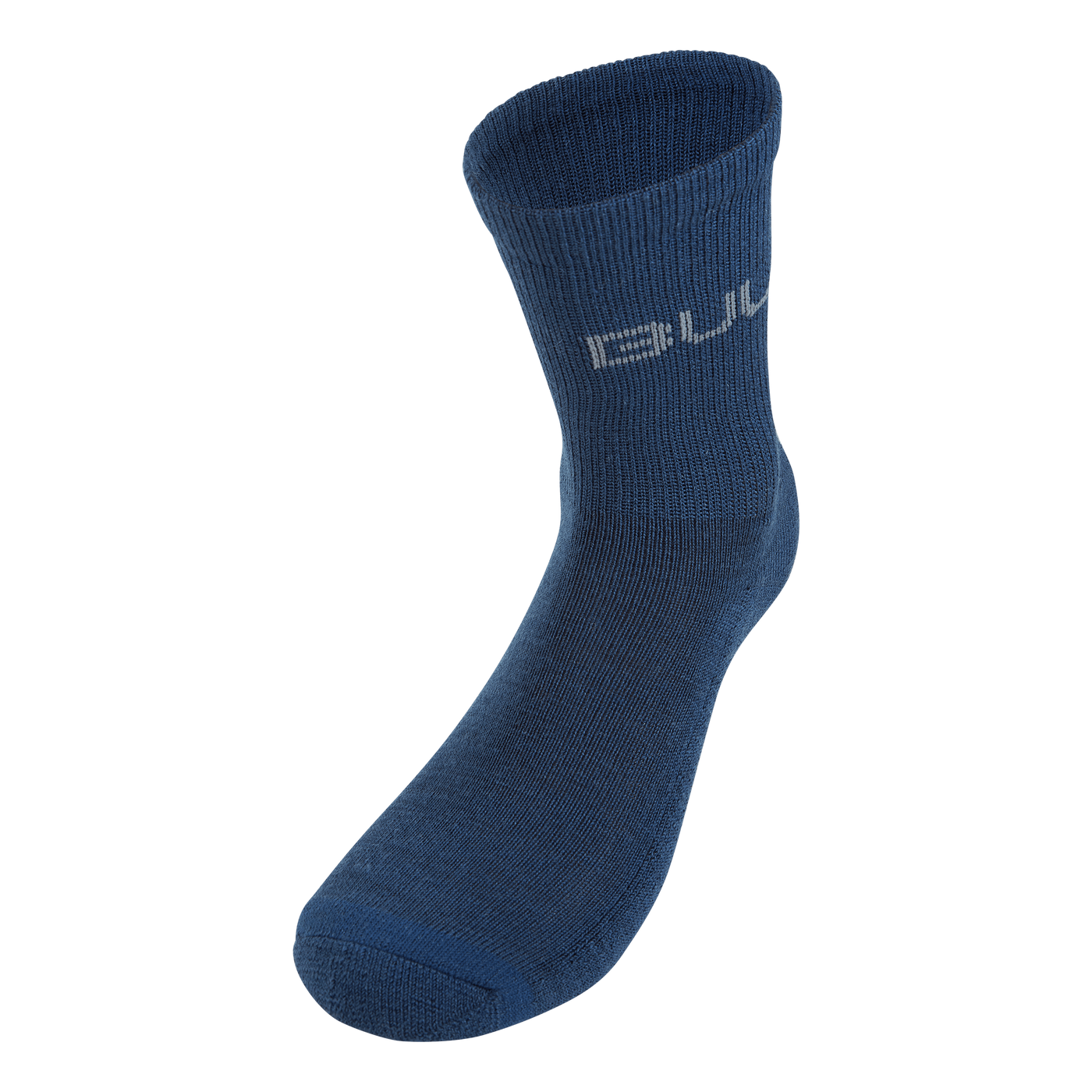 Jr 2pk Wool Sock Web Denim