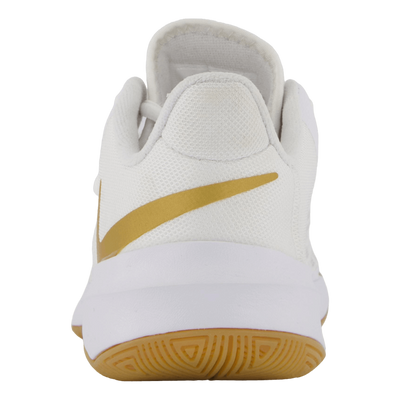 Unisex Hyperspeed Court Indoor White/mtlc Gold