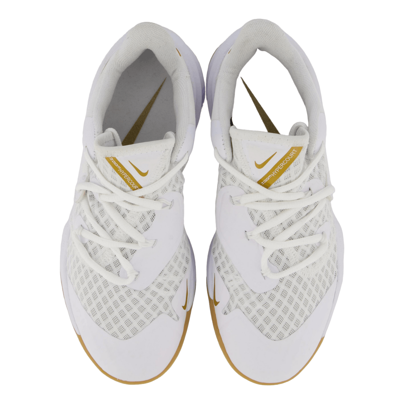 Unisex Hyperspeed Court Indoor White/mtlc Gold