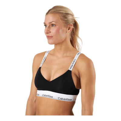 Lght Lined Bralette Black
