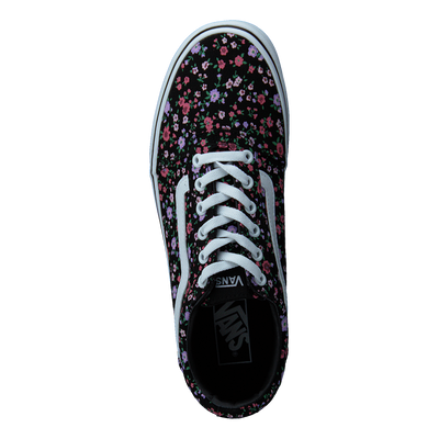 Wm Ward Ditsy Floral Black/white