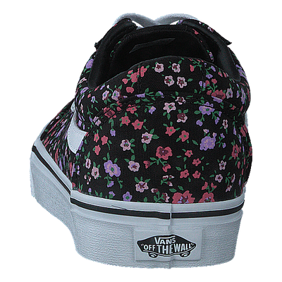 Wm Ward Ditsy Floral Black/white