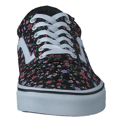 Wm Ward Ditsy Floral Black/white