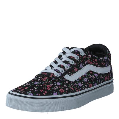 Wm Ward Ditsy Floral Black/white