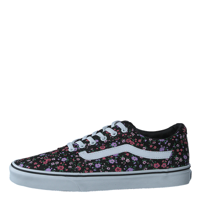 Wm Ward Ditsy Floral Black/white