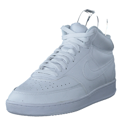 NikeCourt Vision Mid Women's Shoes WHITE/WHITE-WHITE