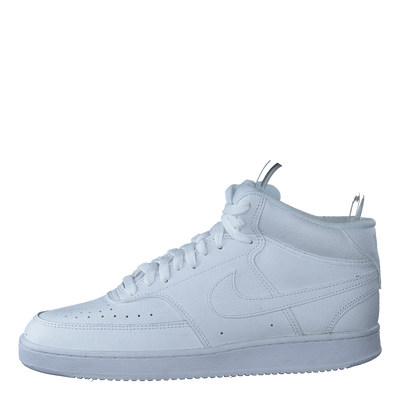 NikeCourt Vision Mid Women's Shoes WHITE/WHITE-WHITE