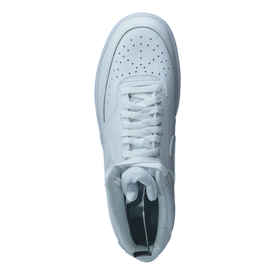 NikeCourt Vision Mid Women's Shoes WHITE/WHITE-WHITE