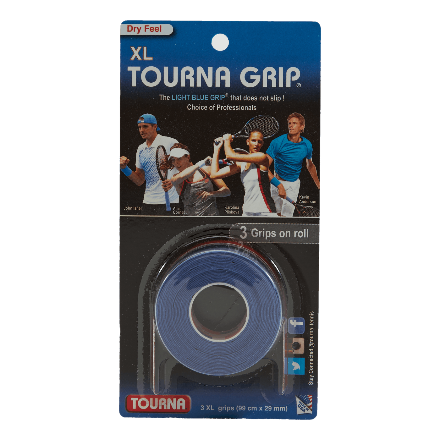 Tourna Tourna Grip Xl 3-pack Blue
