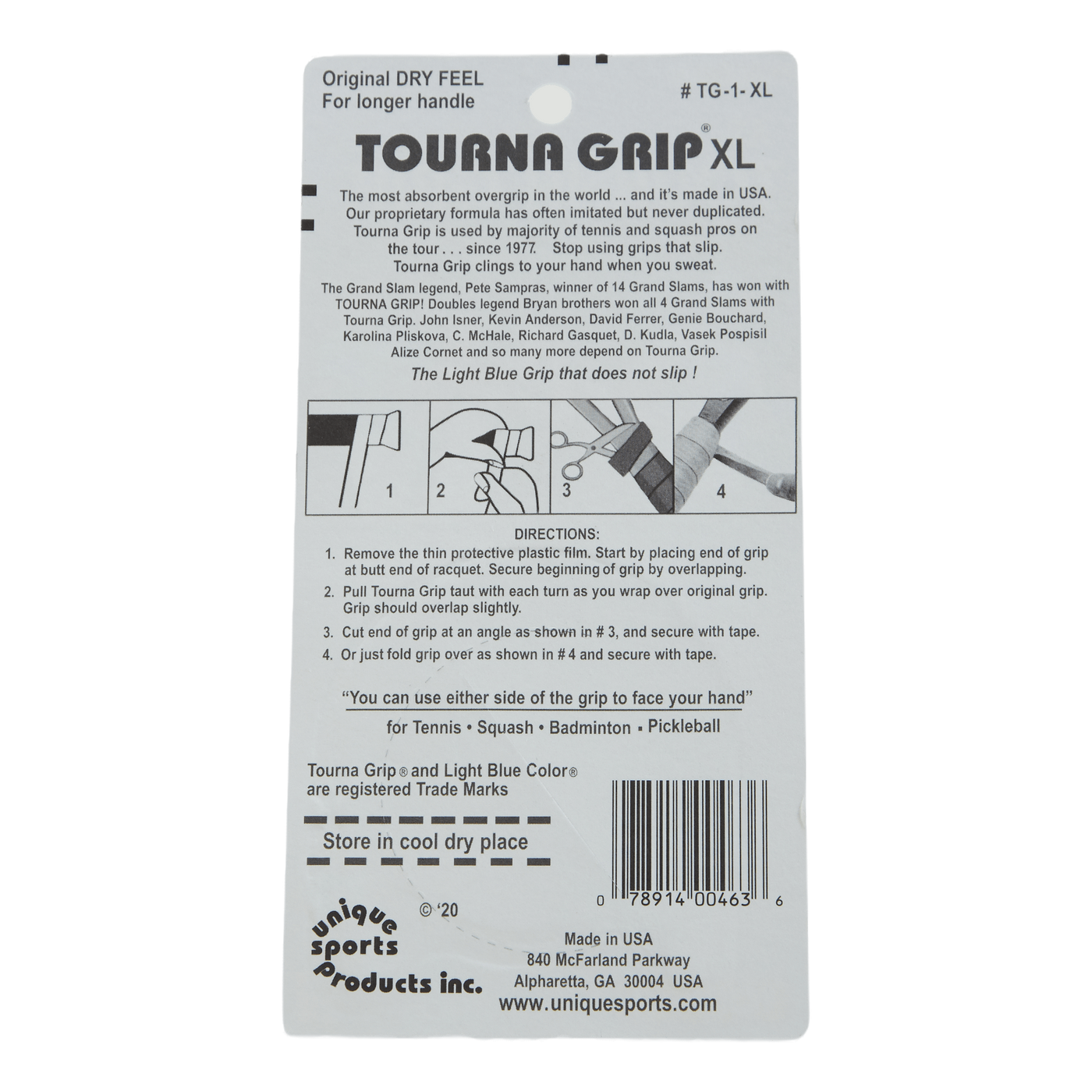 Tourna Tourna Grip Xl 3-pack Blue