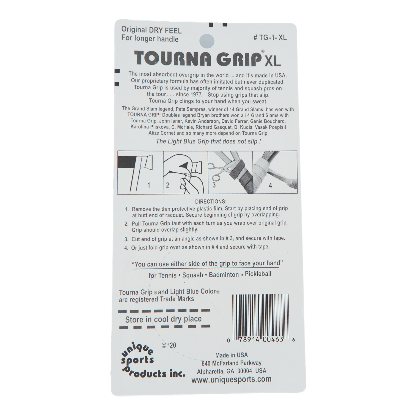 Tourna Tourna Grip Xl 3-pack Blue