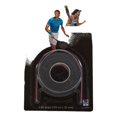 Tourna Mega Tac 3-pack Black