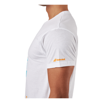 T-shirt Padel Cotton White