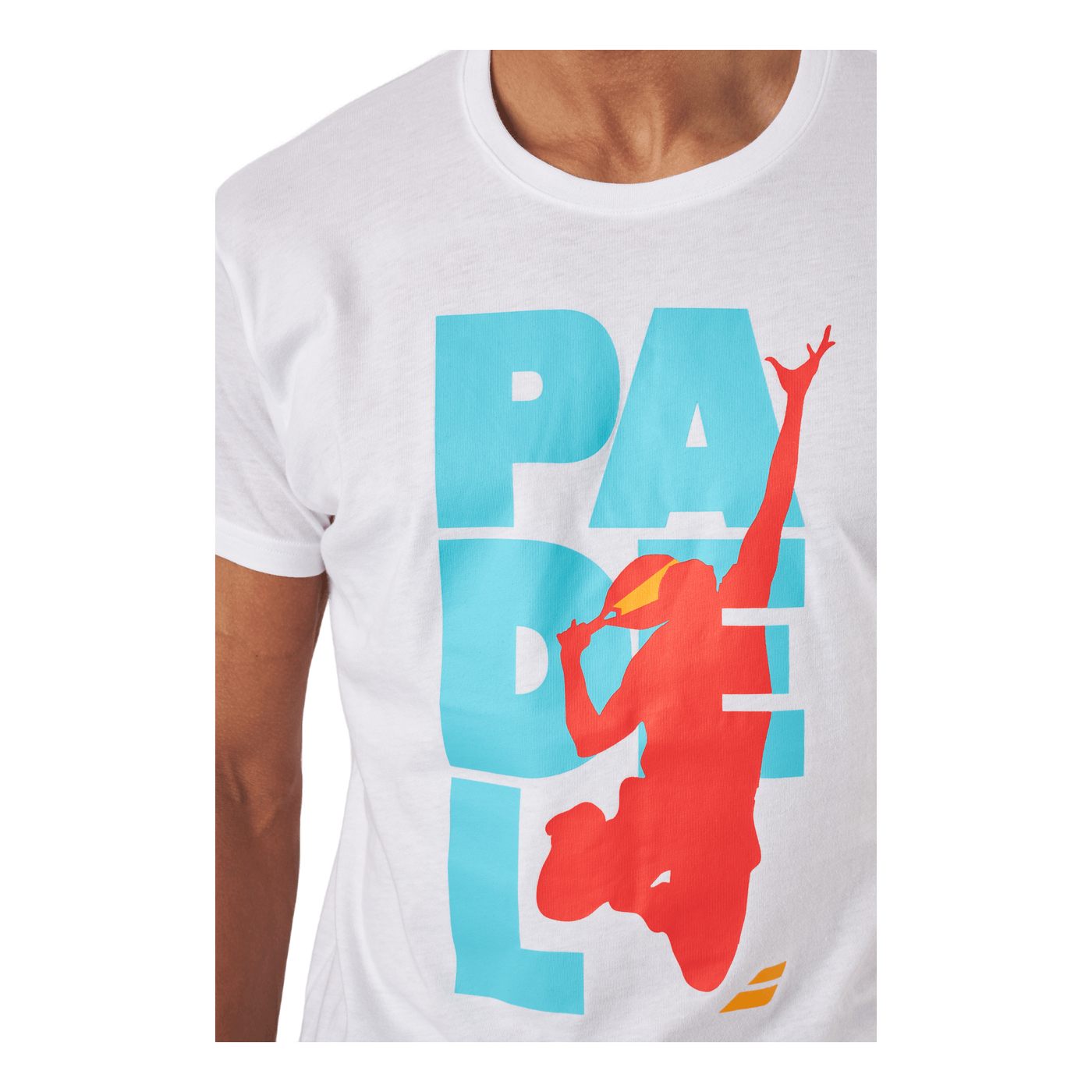 T-shirt Padel Cotton White