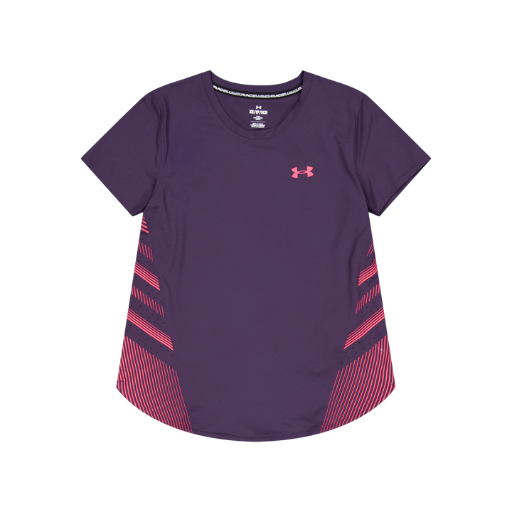 Ua Iso-chill Laser Tee Ii Tux Purple